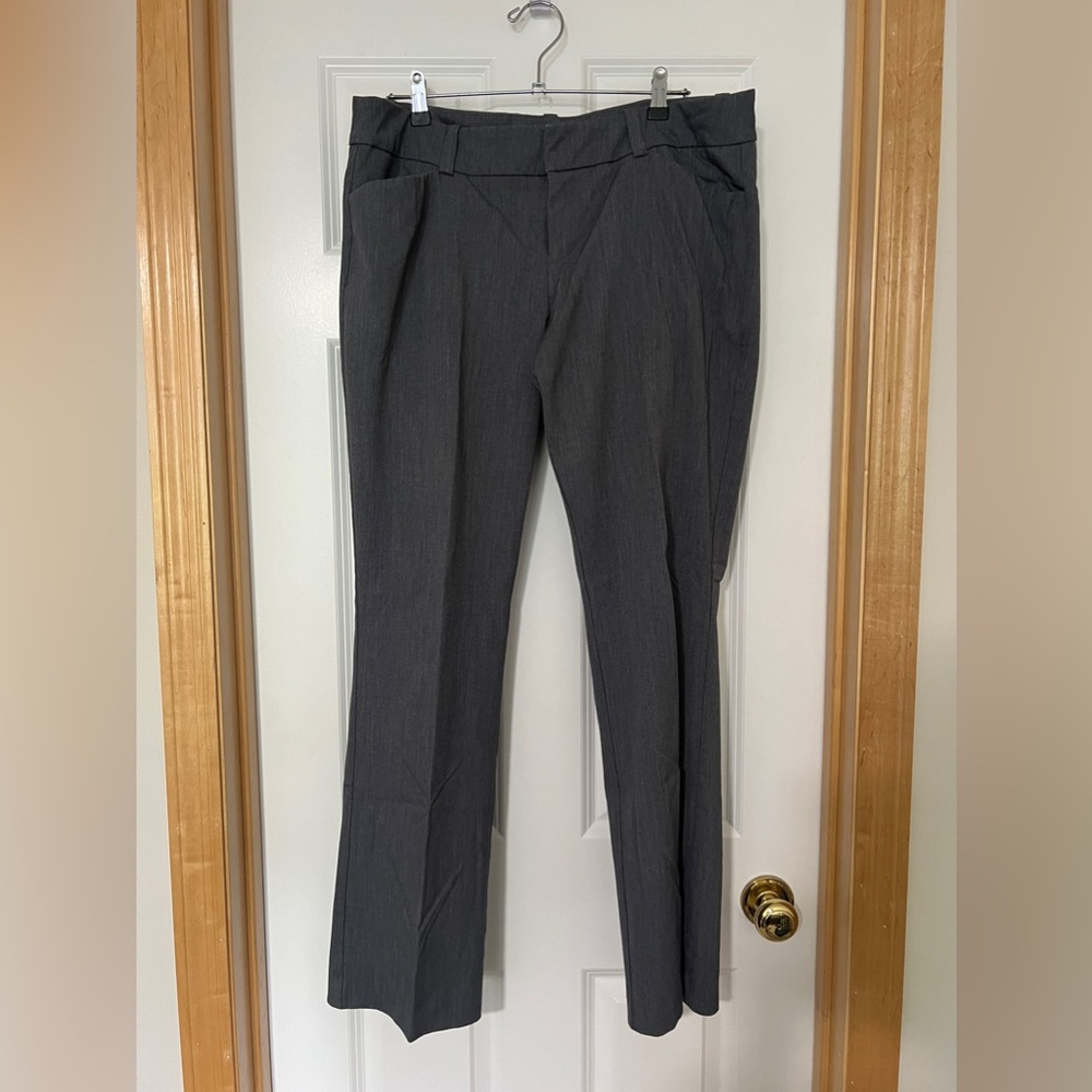 Merona modern fit dress pants in charcoal heather gray. Like new.